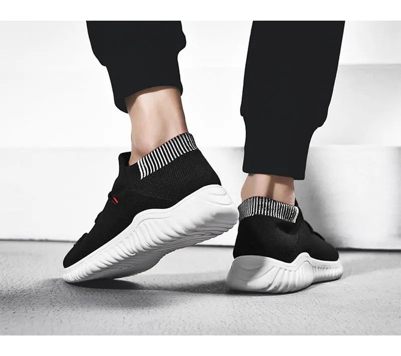 New Summer Hot Sale Man Casual Shoes Breathable Light Fashion Male Loafers Adult Outdoor Soft Non-slip Black Men Sneakers (12)