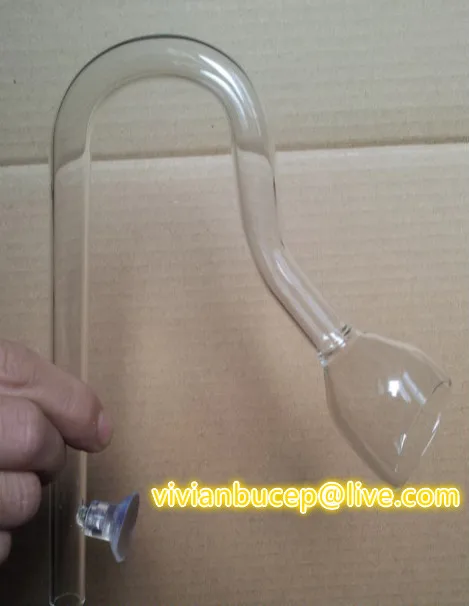 Аквариум стеклянный поток и отток лилии водопровод шаровой формы HF-13mm/HF-16mm скиммер маковая труба