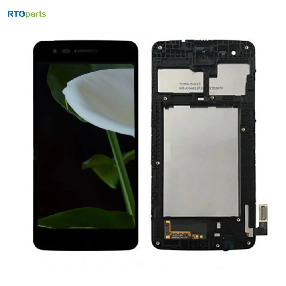 

RTGparts For LG K4 2017 M160 M151 M153 L58VL L57BL LCD Touch Screen Digitizer Assembly with Frame