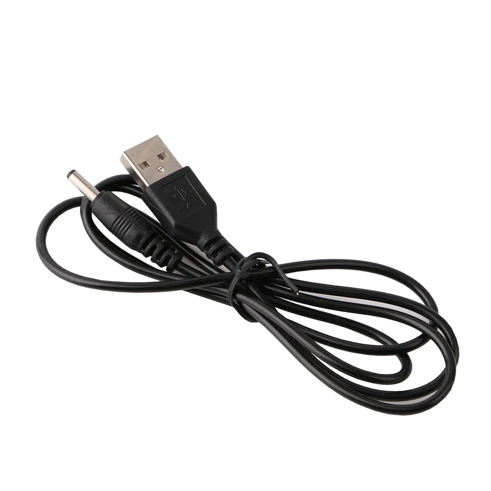 

3.5mm USB to DC Power Plug Barrel Connector Charger Charging Cable For Flashlight Headlight