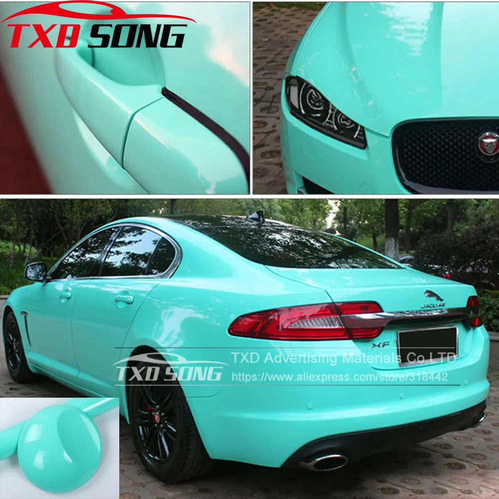 Buy Tiffany blue Glossy Vinyl Car Decal Wrap Sticker