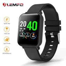 LEMFO Full Screen Touch Smart Watch Men Waterproof Sport Watch Heart Rate Blood Pressure Monitoring 20 Days Standby Smartwatch