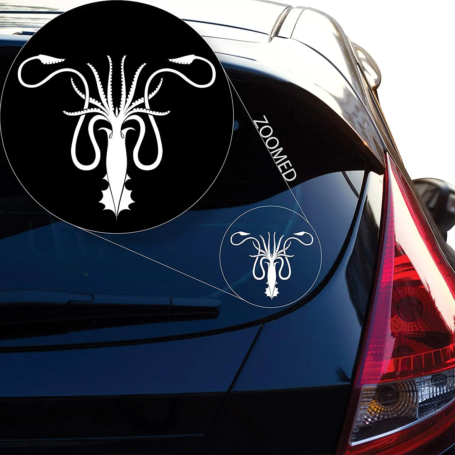 

Game of Thrones Greyjoy Vinyl Decal Sticker # 836 (6" X 7.1", White)