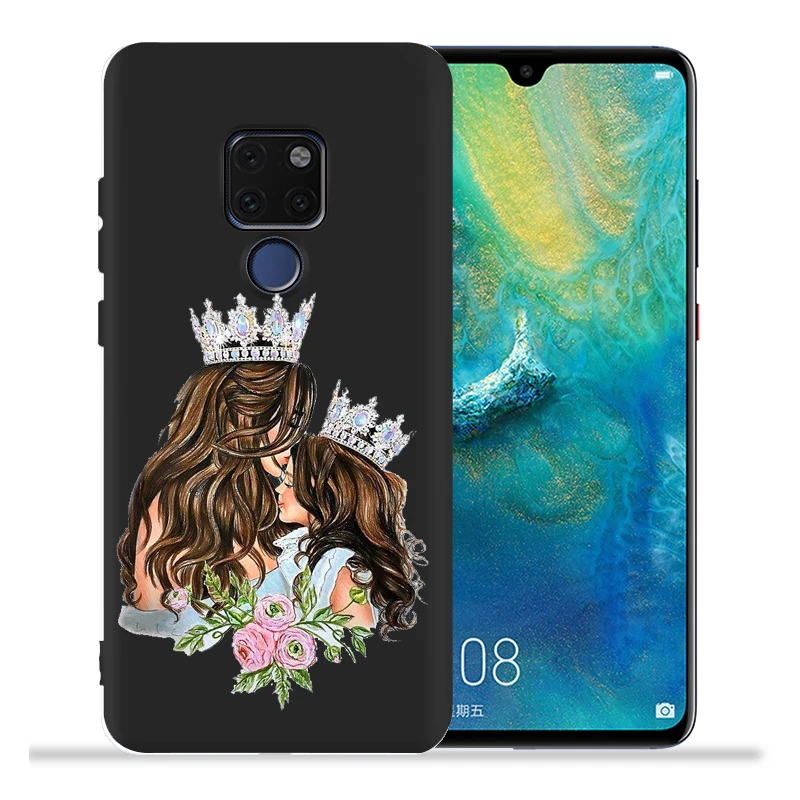 Модный чехол для мамы, супер мамы, девочки, для huawei mate 20 Lite mate 10 Lite mate 20 Pro Coque для Nova 4e 3 Nova3i, задняя крышка