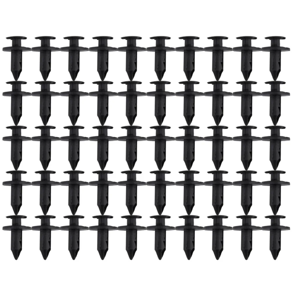 

50pcs 8mm ATV Motorcycle Accessories Nylon Fairing Trim Panel Fasteners Clip Rivets For Honda for Yamaha for Suzuki for Kawasaki