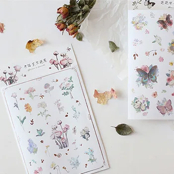 

Romantic Garden Diary Stickers Decorative Stationery Craft Stickers Scrapbooking DIY Stick Label