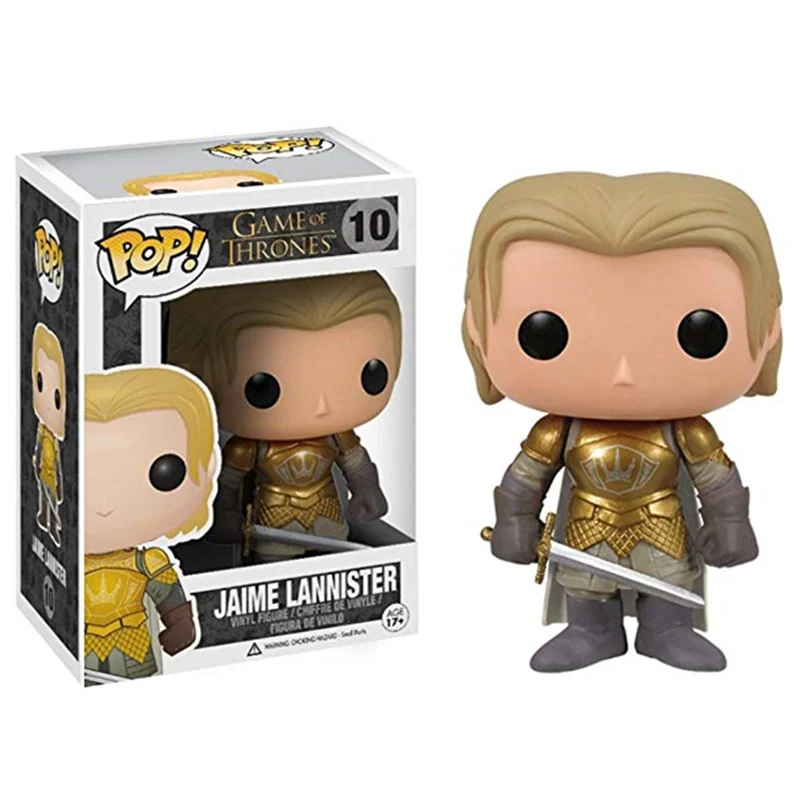 

FUNKO POP New Arrival Official Game of Thrones Jaime Lannister 10 # Vinyl Action Figures Collectible Model Toys for kid Gift