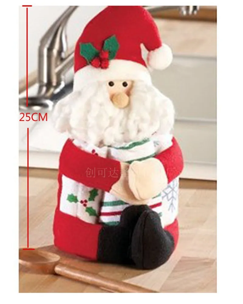 Aliexpress Buy Cute Santa Claus Snowman Wine Bottle Ornaments christmas bottle cover5 christmas bottle cover1 christmas bottle cover2 santa claus