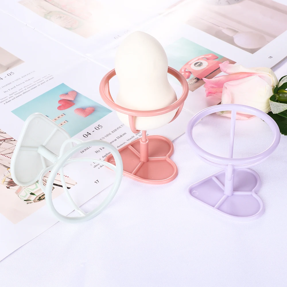 

1pc Makeup Sponge Holders Cosmetic Organizer Puff Display Stand Egg Sponge Drying Holder Bracket Make Up Storage Puff Support