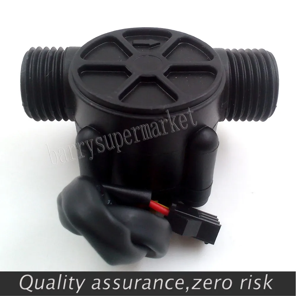 Water Flow Meter Sensor Flowmeter pool float switch Hall fuel flowmeter for water heaters,credit card machine G12 0.5-25Lmin 4