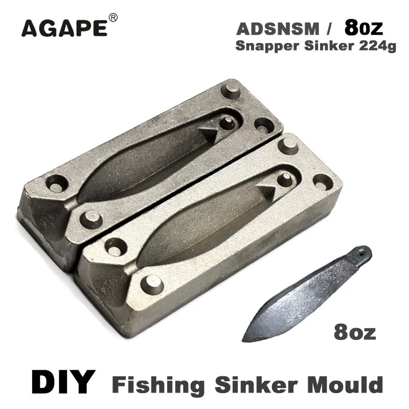 Agape DIY рыболовные грузила для рыбалки ADSNSM/8 унций грузило 224 г 1 полость | Спорт и