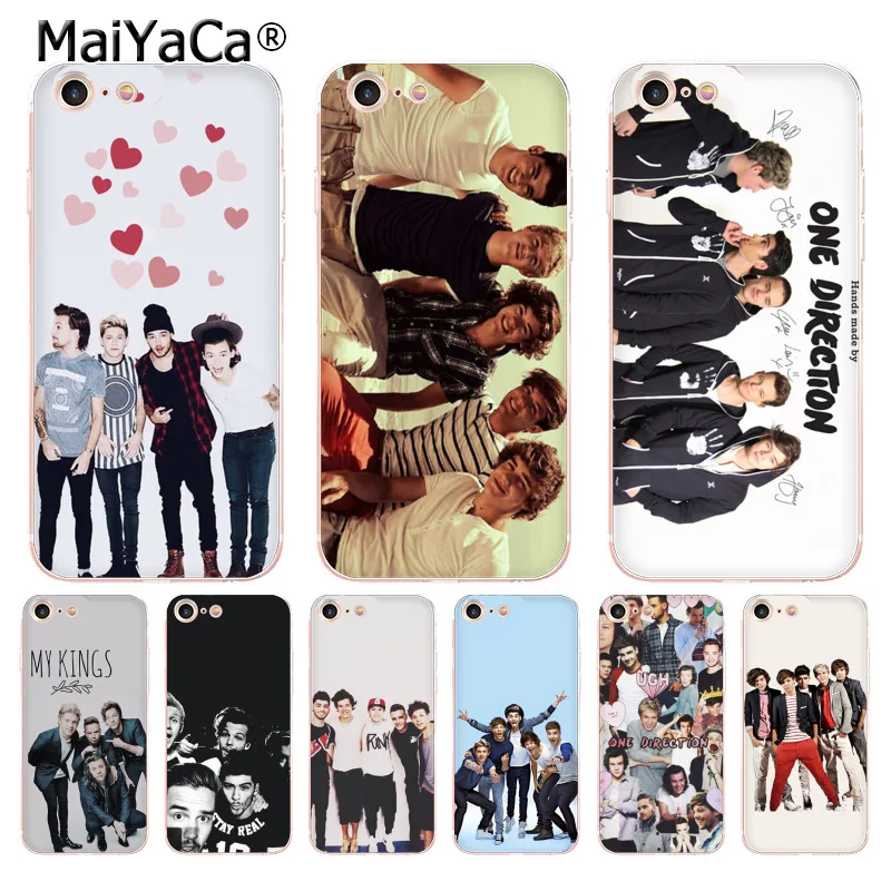 

MaiYaCa One Direction soft tpu phone case cover for iPhone 8 7 6 6S Plus X XS MAX XR 5 5S SE 5C 4 4S case funda