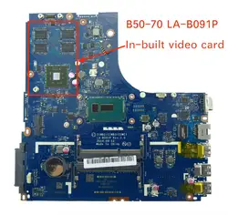 Бесплатная доставка LA-B091P B50-70 материнская плата для lenovo B50-70 ноутбук материнская плата с I3 Процессор