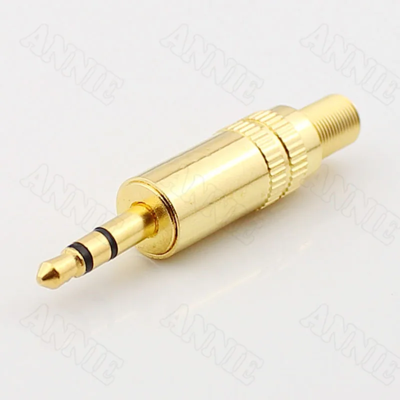 100pcs lot Stereo Headphone Socket Dual Channel Jack 3 5mm Wired Connector Gold Plated