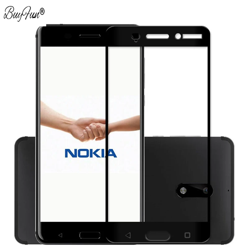 

3D Full Cover Screen Protector For Nokia 3 5 100% Original 9H Premium Tempered Glass Nokia Ultra-thin Phone Protective Film Case