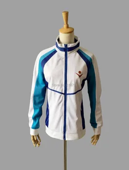 

Free shipping Anime Jacket Free! Iwatobi Swim Club Haruka Nanase Cosplay Costume Unisex High School Sprot Wear