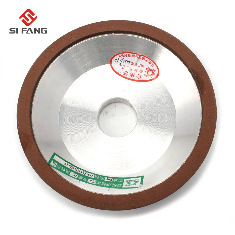 

6"inch 150mm Diamond Grinding Wheel circles for Tungsten Steel Milling Cutter Tool Sharpener Resin Bonded Flaring 120 Grit