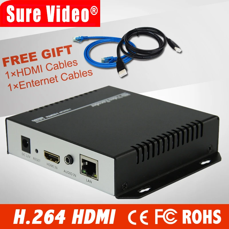 MPEG4 HDMI To IP Live Streaming Video Encoder H.264 RTMP Encoder HDMI Encoder IPTV H264 With HLS HTTP RTSP UDP