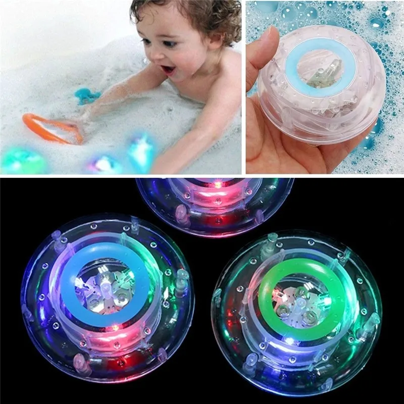 

Random Color Underwater LED light Plastic Colorful Floating Lamp Baby Bathing LED Waterproof Light Swimming Pool Tub Light