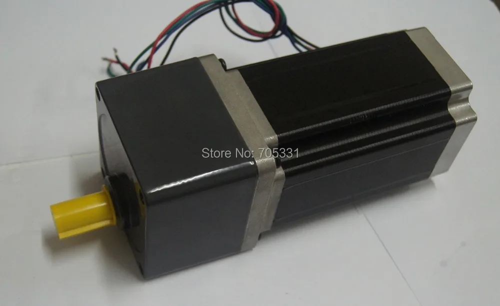 

1.8 Angle Gear Ratio 1:5 NEMA 34 Geared Stepper Motor with 12N.m(1715oz-in) Holding Torque Motor Length 156mm 4-lead