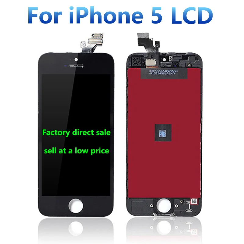 5 Шт./лот Оригинальный OEM Оценка AAA Для iPhone ЖК-ДИСПЛЕЙ С Сенсорным Экраном