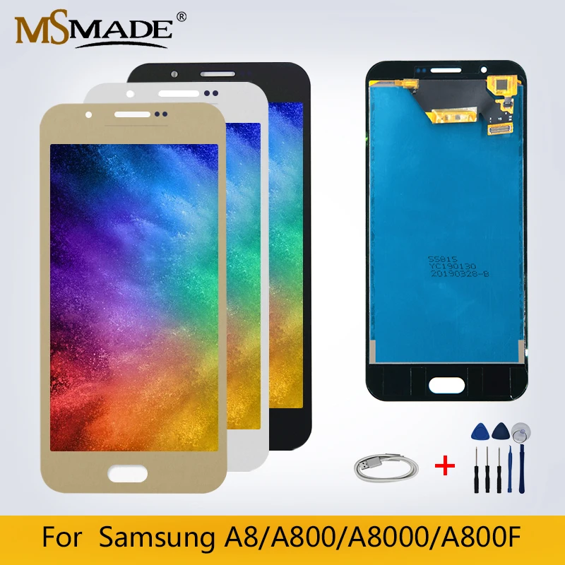 

A800 LCD For Samsung Galaxy A8 2015 Display Touch Screen A8000 For Samsung Galaxy A800F LCD Screen Digitizer Replacement 5.7