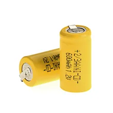 New arrival for 2 pcs 2 3AA Ni Cd 1 2V 2 3AA rechargeable battery NiCd