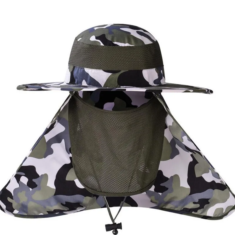 bucket hat with neck protection