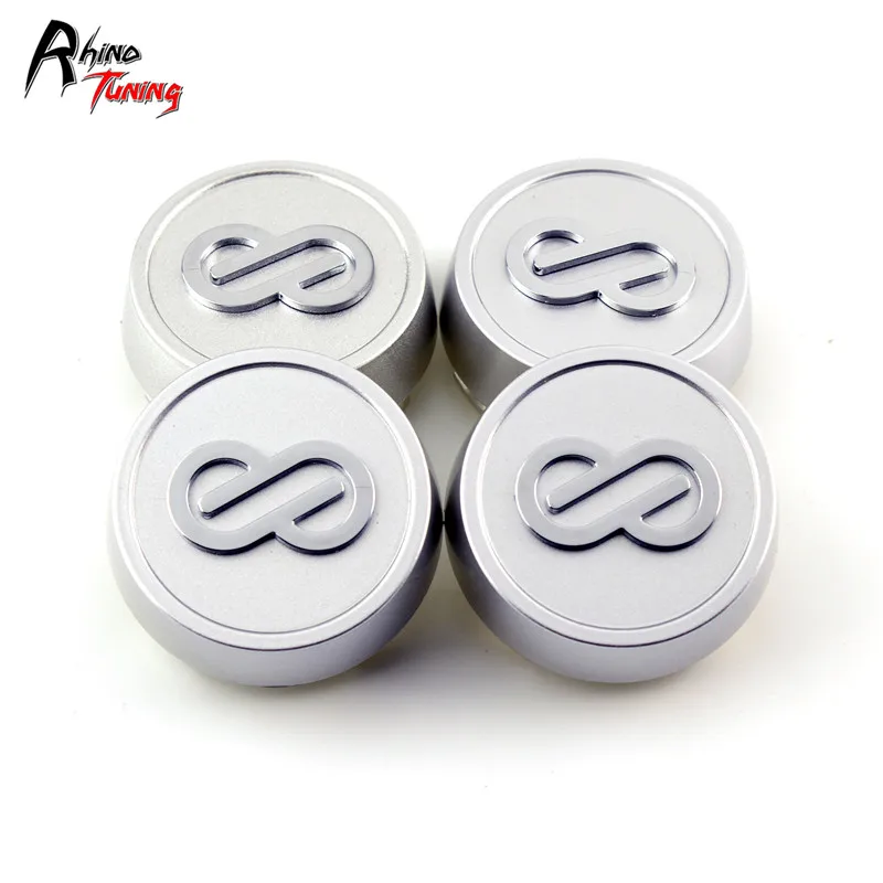 66mm For Enkei Wheels Cap Hub Car Center Rims Cover Caps with Logo Siliver Auto Styling Accessories