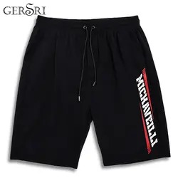 Gersri большие летние мужские пляжные шорты Свободные эластичные талии до колена дышащие мужские повседневные шорты больших размеров 3XL 4XL 5XL
