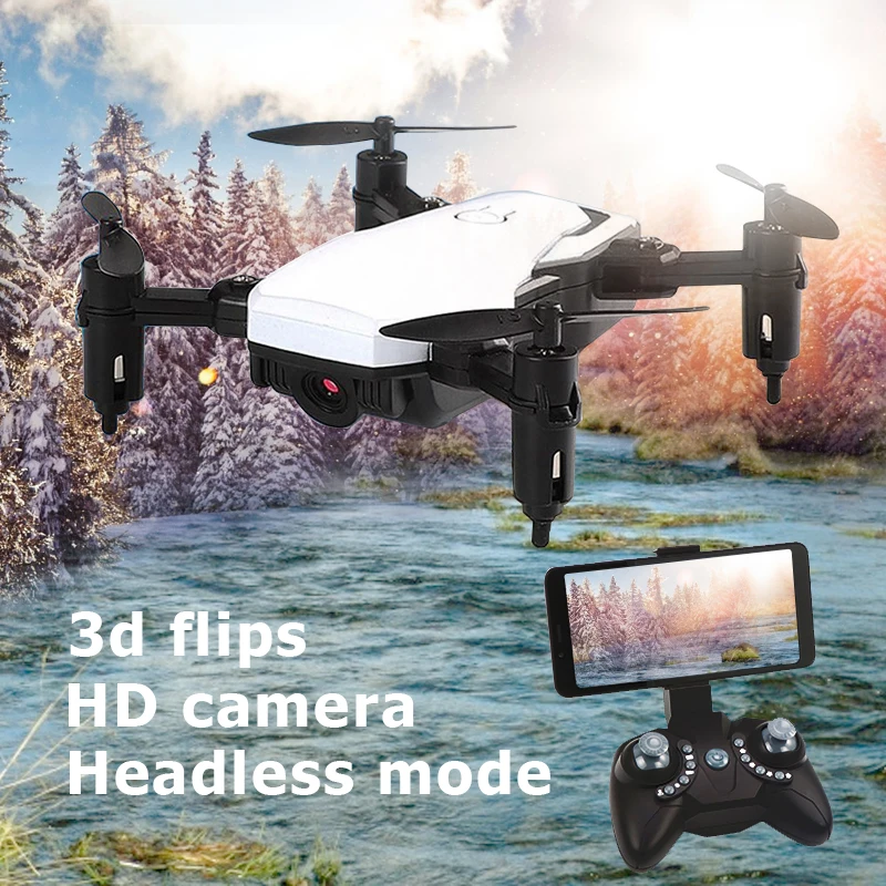 

Foldable Mini Drones With Camera HD RC Helicopter With Headless Mode RC Quadrocopter With Camera WiFi High Hold Toy For Children