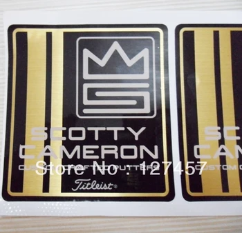 

Custom design brushed gold self-adhesive PET label waterproof sticker printing