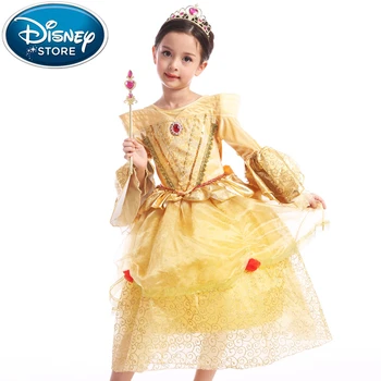 

Disney Frozen dress Children Anna elsa Wedding Baby Girls Kids Striped Princess Casual party infant costumes christmas costume