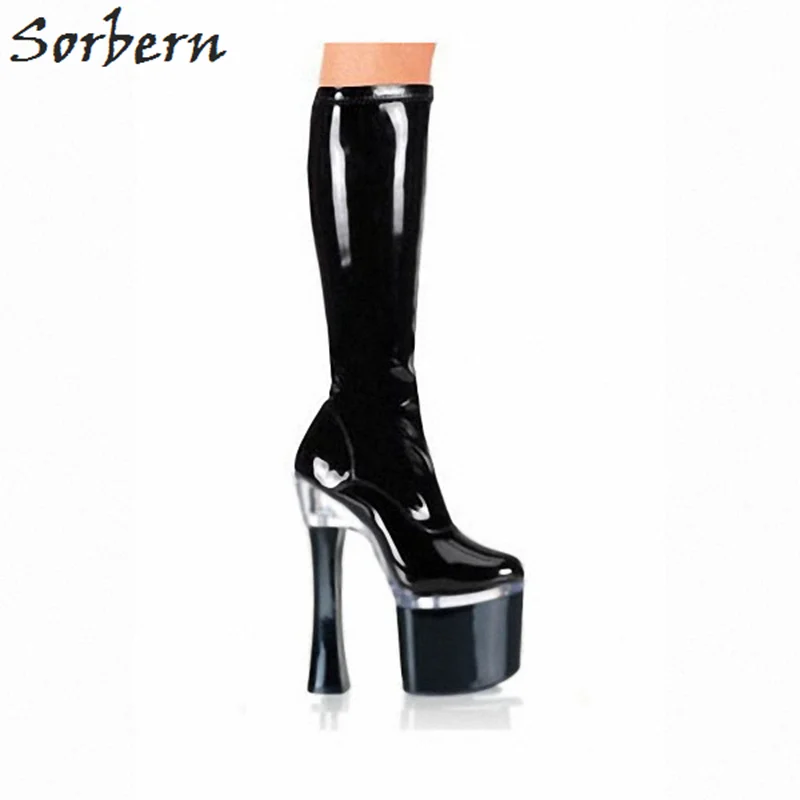 

Sorbern 18cm Strange Style Women Boots Botas Mujer 2018 Plus Size China 35-46 Platform Boots Bottines Femme Ladies Party Boot