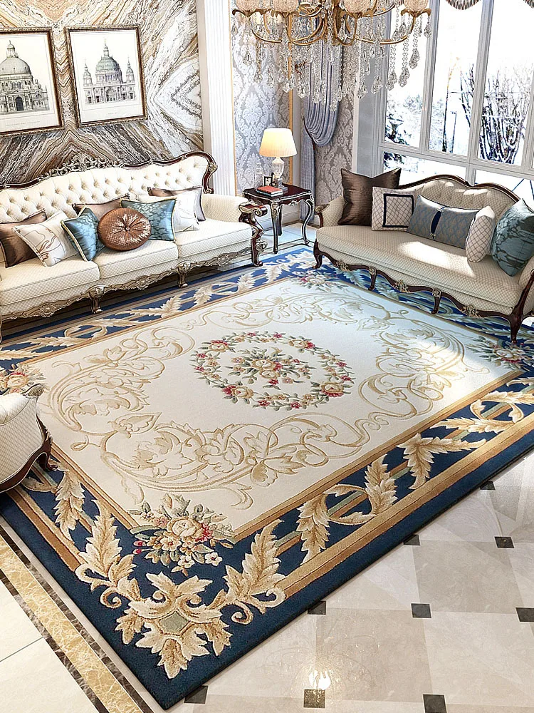Ковры ручной работы для гостиной, толстый полипропиленовый ковер для спальни, американский стиль, вилла, диван, журнальный столик, коврик для Кабинета