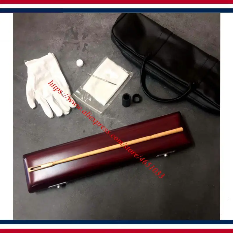 

Flute case - Flute accessories - Flute box of high-grade solid wood and high-grade soft package - Flute bags