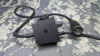 

Abbree E-Switch Single Comm 6-PINS PTT for PRC-148 / 152 Two Way Radio