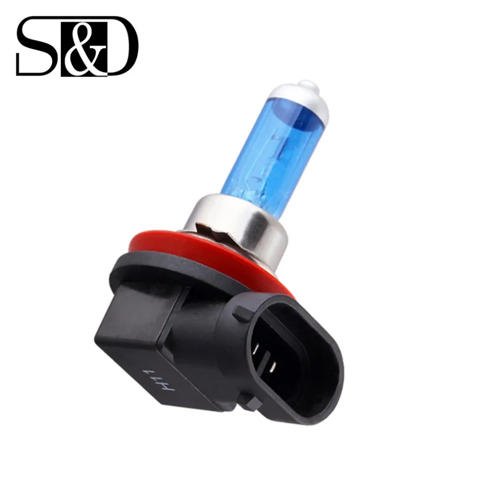 

2pcs H11 100W auto Super White Halogen Bulb Fog Lights High Power Car Headlights Lamp Car Light Source parking 5200K 12V