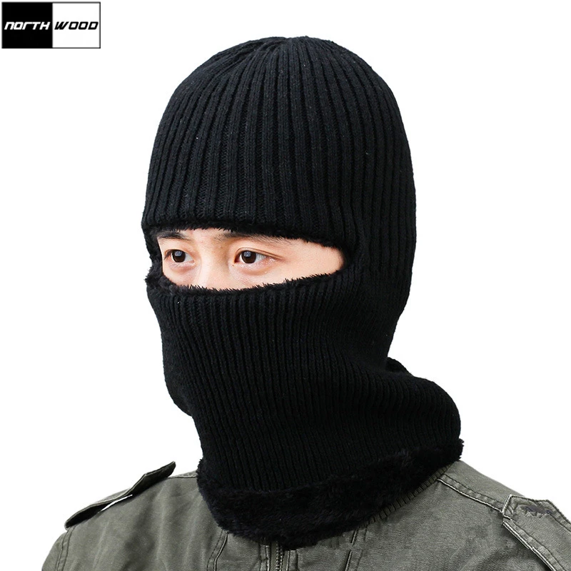 [NORTHWOOD] 2018 Winter Balaclava Mask Men Beanies Hat Full Face Cover