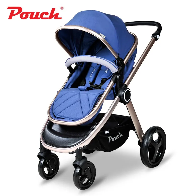 Adorbaby сумка P70 детская дорожная система красивый пейзаж для детей коляска с складная сумка для покупок детская коляска для сна - Цвет: Blue -gold frame