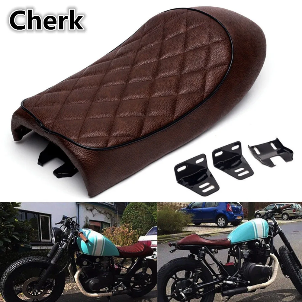 Винтажное сиденье для мотоцикла ретро гонщика GN CB350 CB400 CB500 CB750 SR400 XJ XS|racer seat|cafe racer