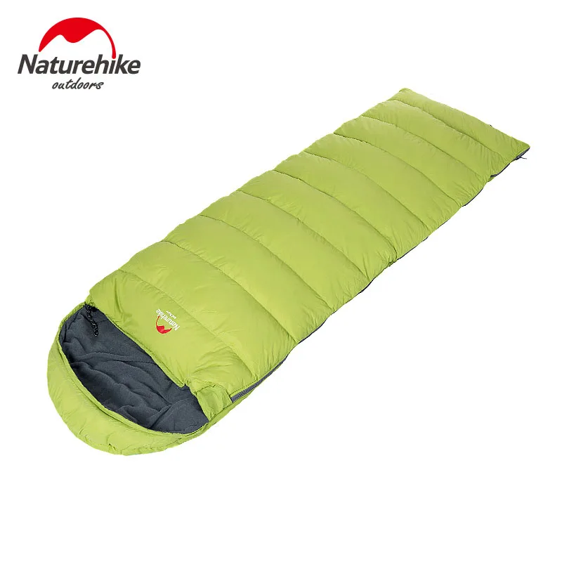 Naturehike Ultralight  Portable Envelope Down Feather Sleeping Bag Camping Sleeping Bag Outdoor Camping Travel 3 Colors