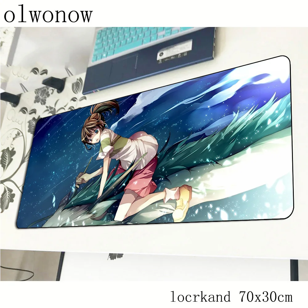 Spirited Away mousepad gamer Mass pattern 700x300x3mm gaming mouse pad cute notebook accessories laptop padmouse ergonomic mat | Компьютеры