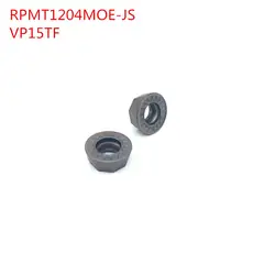 Rpmt 1204 МЧС JS VP15TF 20 шт. твердосплавные режущие пластины Сменные конец стана резак машины Торцевая режущего инструмента RPMT1204