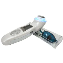 3 МГц ультра sonic ионной фотон нежную омоложения кожи Чистка лица акне, морщины удаления Красота инструменты для массажа