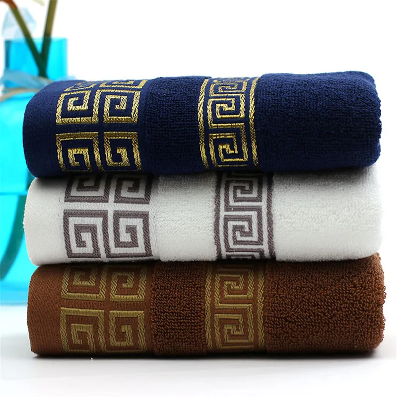 

100% Cotton Embroidered Towel Sets Bamboo Beach Bath Towels for Adults Luxury Brand High Quality Soft Face Towels 35*75cm