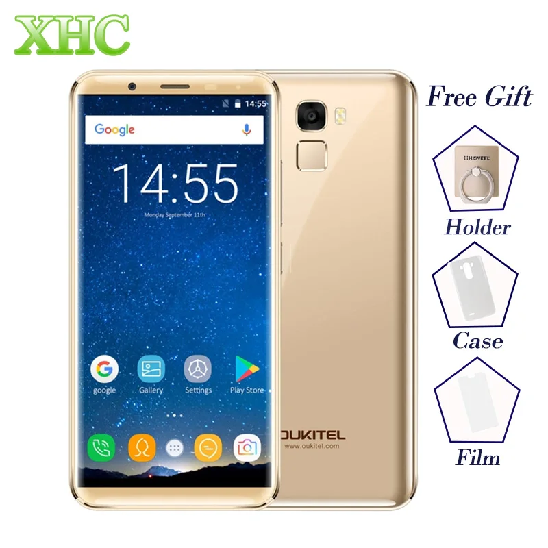 5 7 OUKITEL K5000 Smartphone 21MP 16MP Camera Android 7 0 MTK6750T Octa Core RAM 4GB