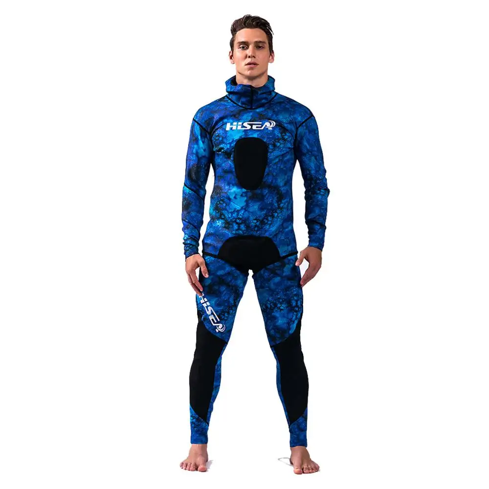 

Diving Duit 1.5MM Hunting Diving Hunting Fish Suit Men And Men Split Hooded Thick Warm Snorkeling Surf Clothing