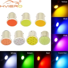 Cob p21w Белый Красный Синий 12SMD 1156 BA15S 1157 BAY15D DC 12v Задний сигнал поворота задние лампы резервные грузовик светильник парковка Авто Лампа