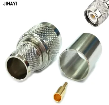 

20pcs TNC male crimp Cable Adapter for RG6 RG5 LMR300 5D-FB Cable Connector